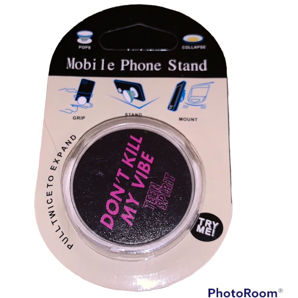 “Don’t Kill My Vibe” “Teen Spirit” 2018 Official Movie Merch Cell Phone Grip